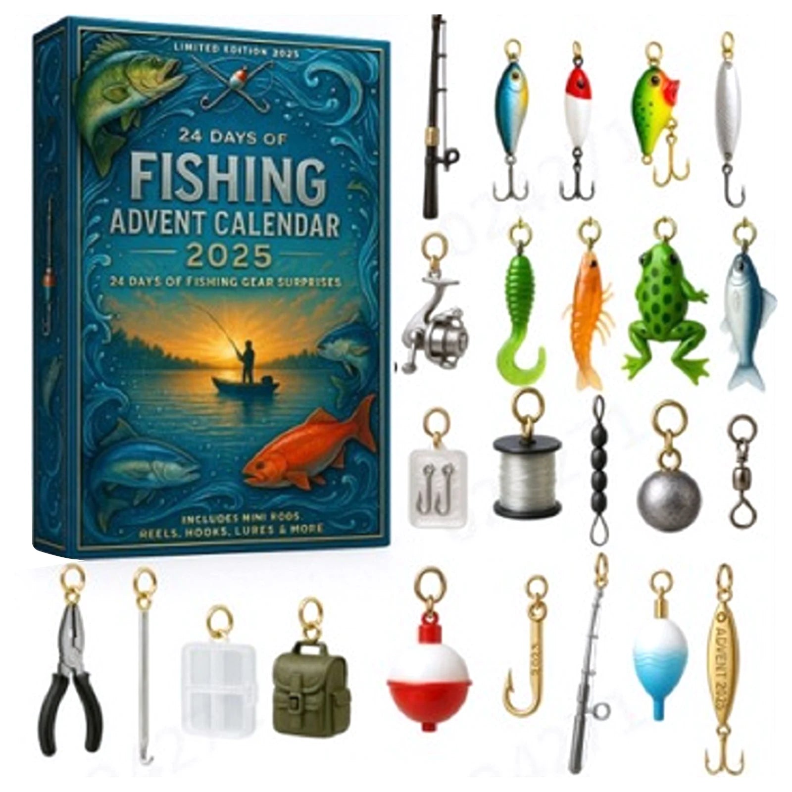 Tier Adventskalender 2025 | 24 Tage Spass für die ganze Familie, Teens & Erwachsene | Großes Geschenk