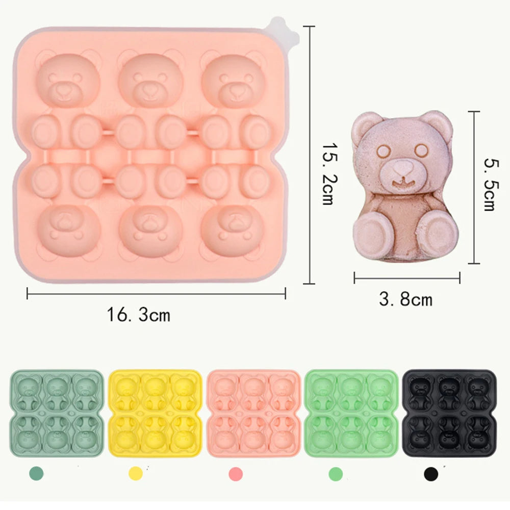 Kleine Teddybär Form Eiswürfel