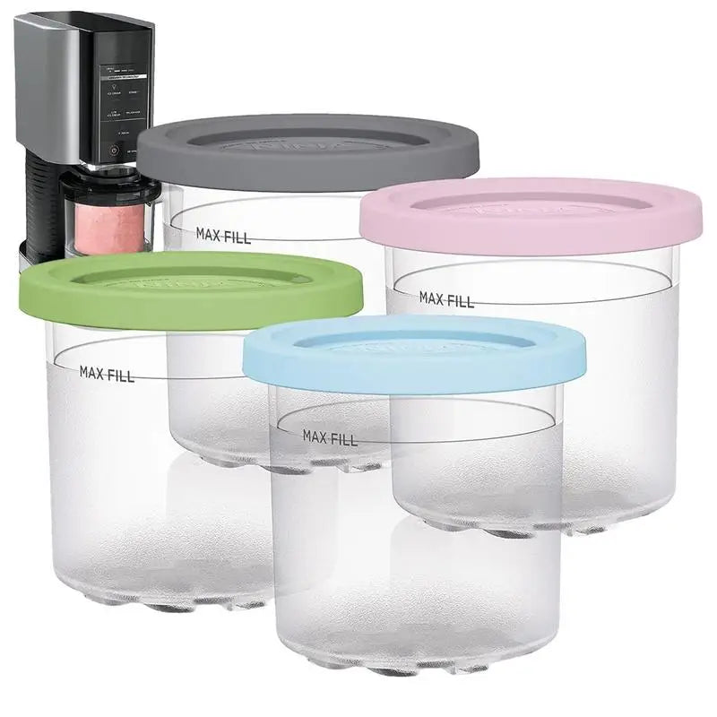 Eisbecher Ninja Creami 2/4 Stück für NC300 Serie