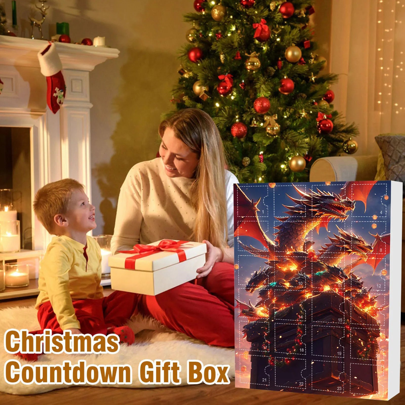 Drachen Adventskalender für Kinder