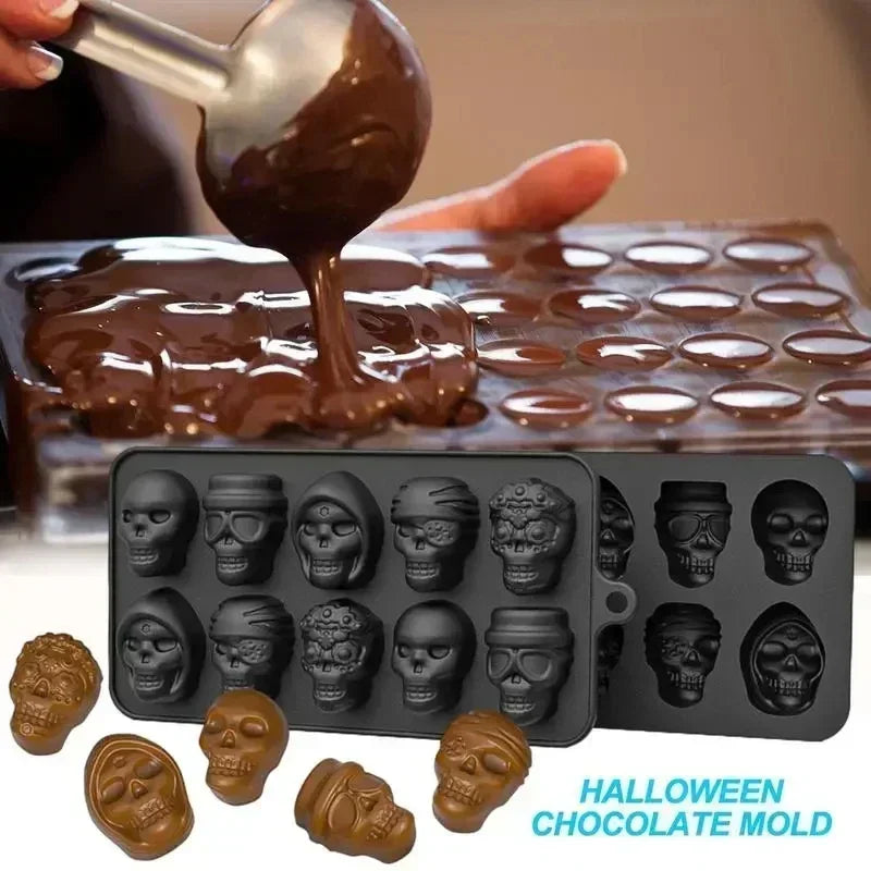 Eiswürfelform Totenkopf 10er