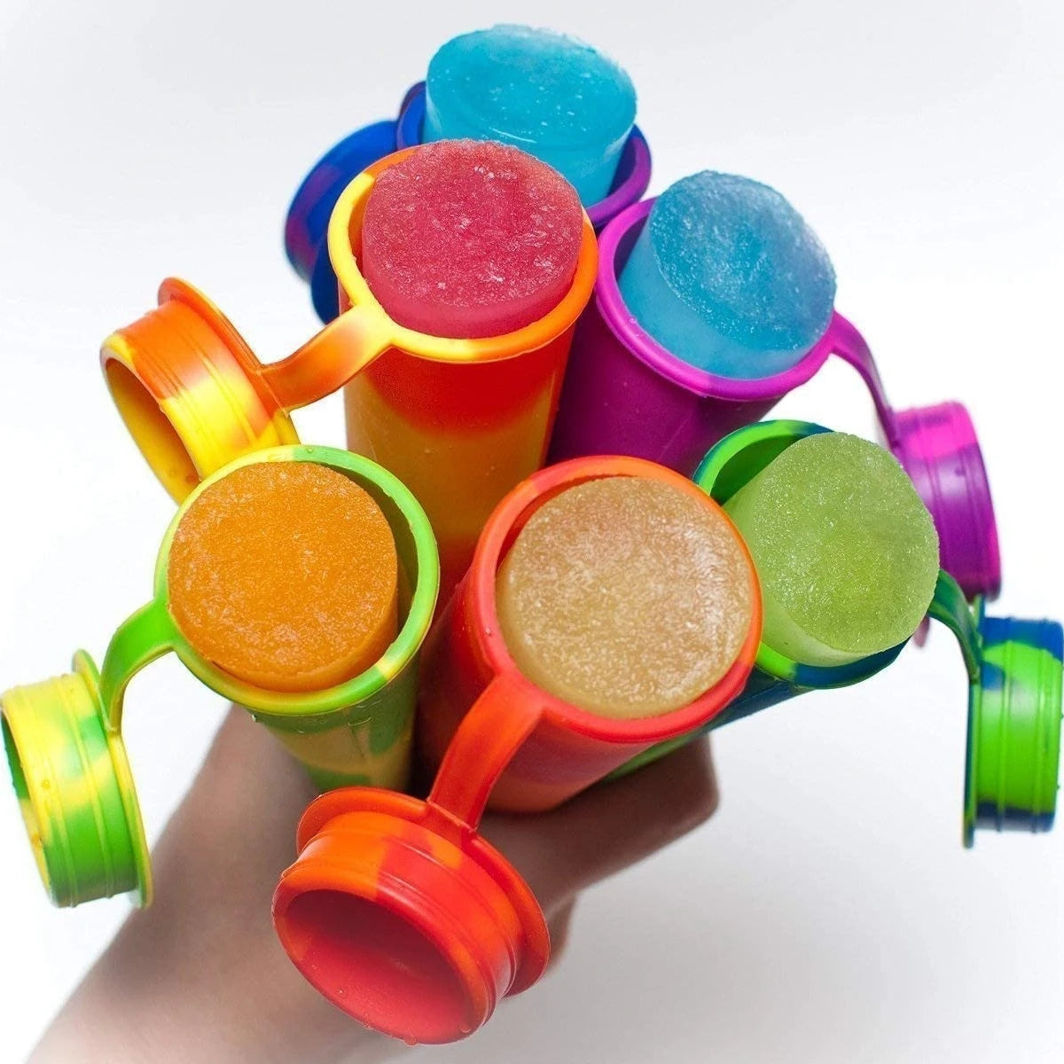 Eisform aus Silikon Baby 6er bunt wiederverwendbar