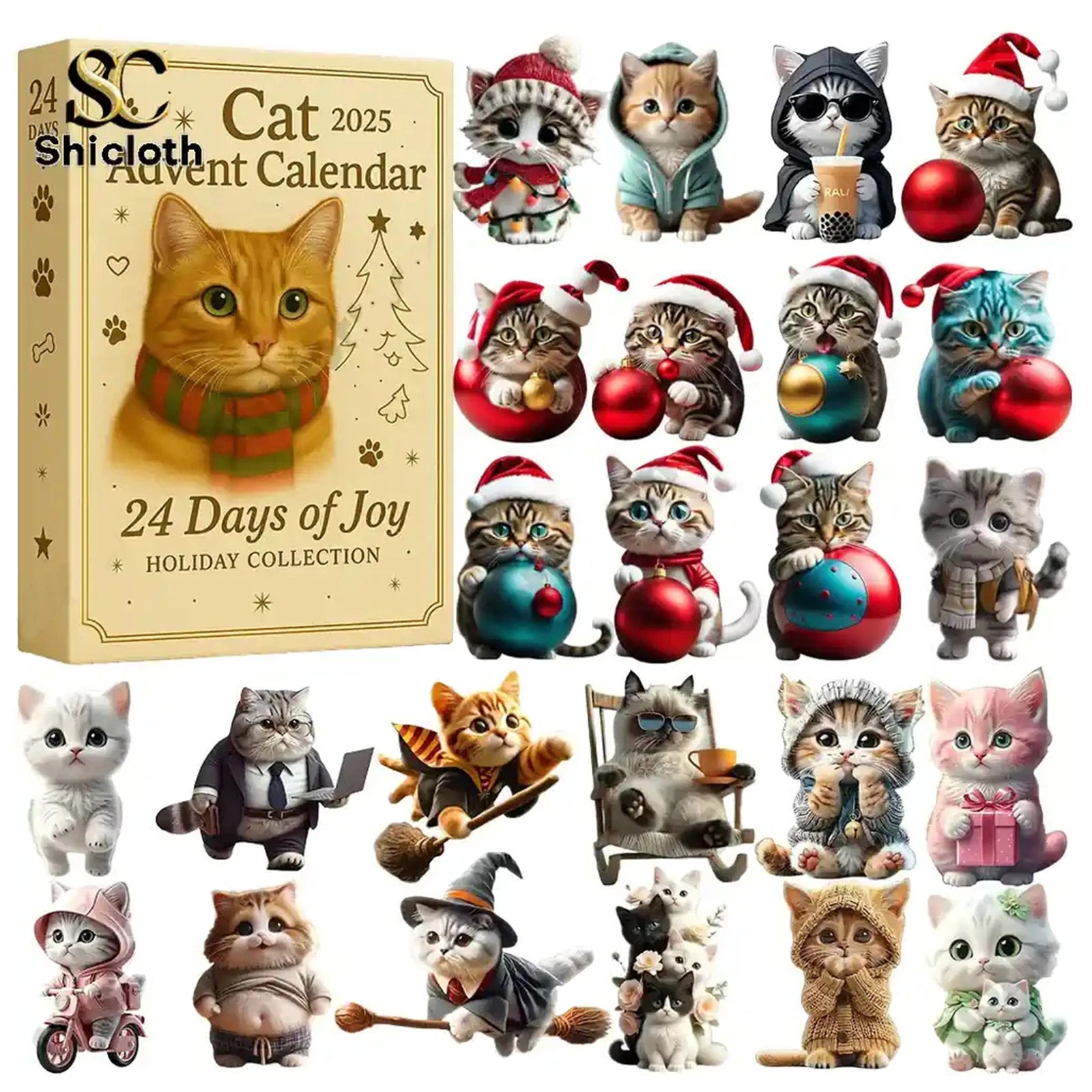 Tier Adventskalender 2025 | 24 Tage Spass für die ganze Familie, Teens & Erwachsene | Großes Geschenk