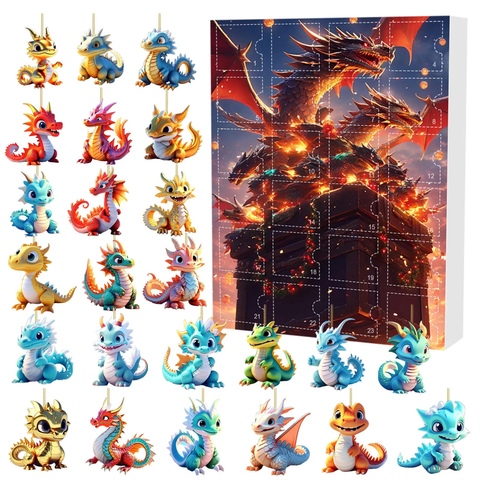 Drachen Adventskalender für Kinder