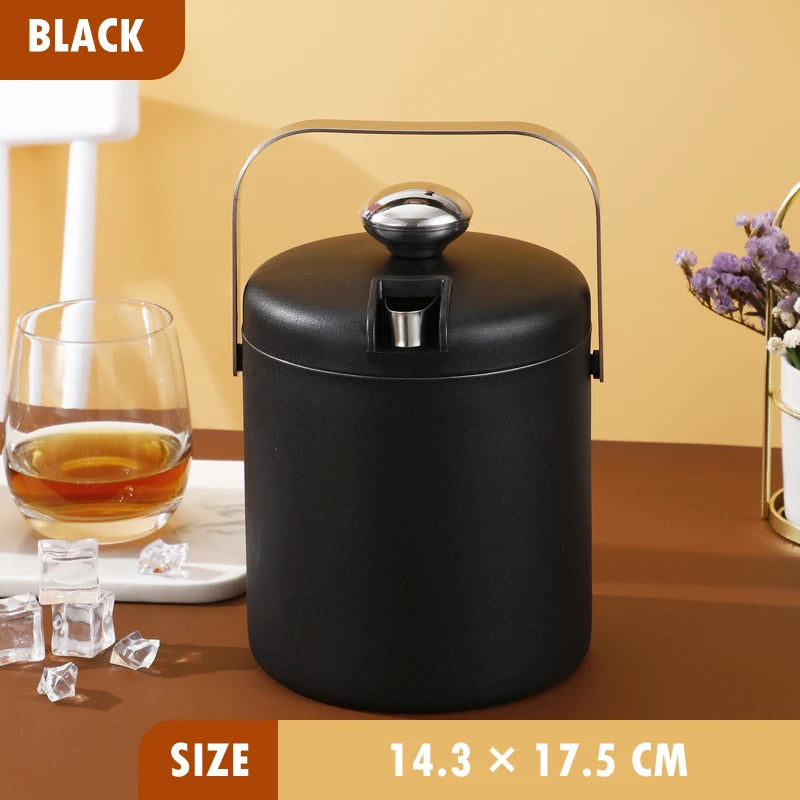 Eiskübel aus Edelstahl / 1,3 l