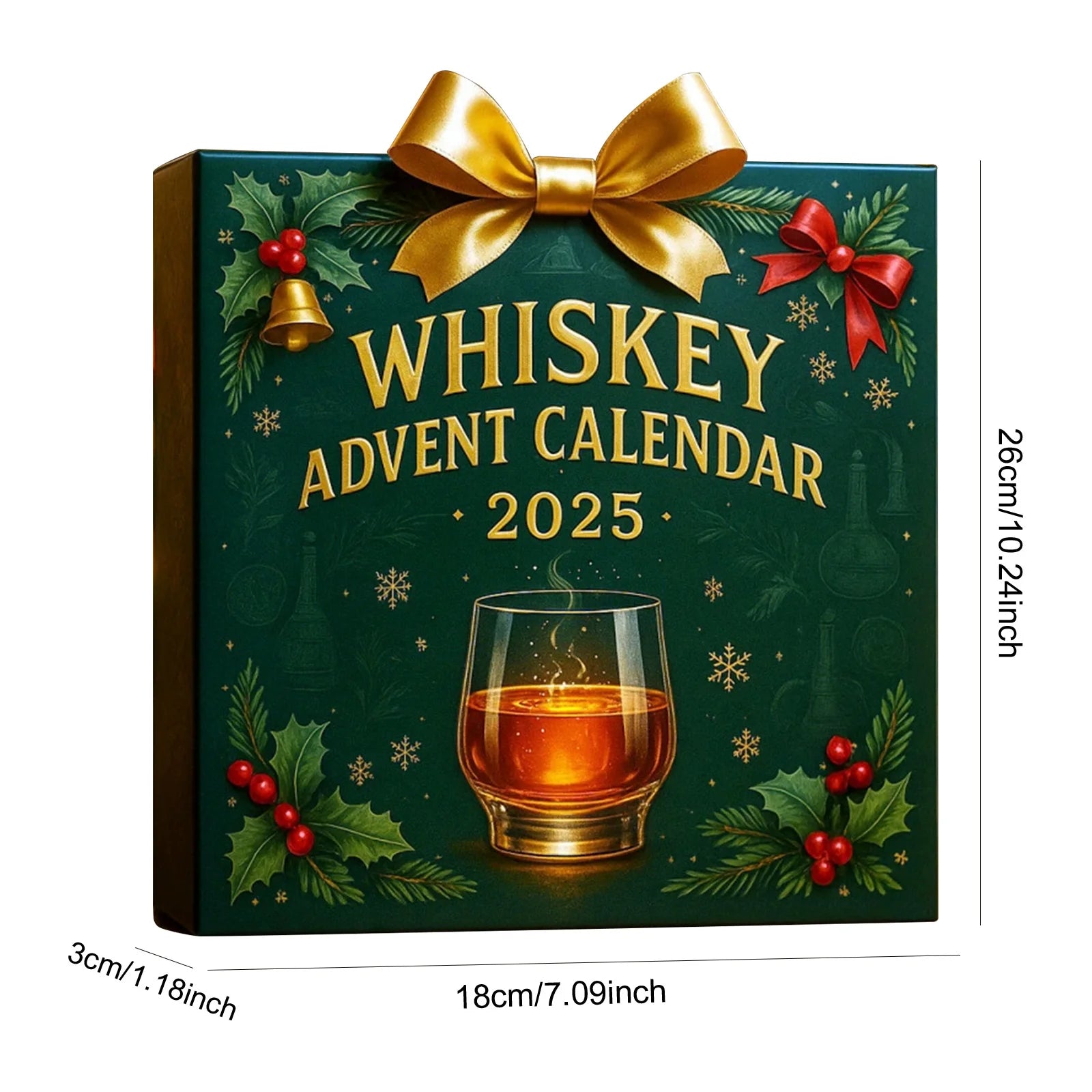 🎁 Premium Whiskey Adventskalender 2025 | 24 ausgewählte Whisky-Sorten als exklusives Weihnachtsgeschenk für Genießer
