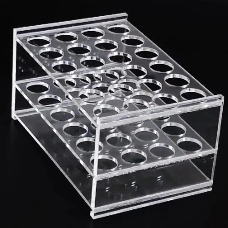 Reagenzglasständer aus Acryl