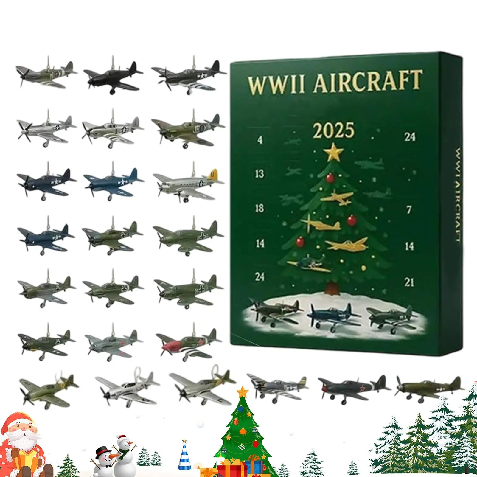 Flugzeug Adventskalender 2025 für Jungen