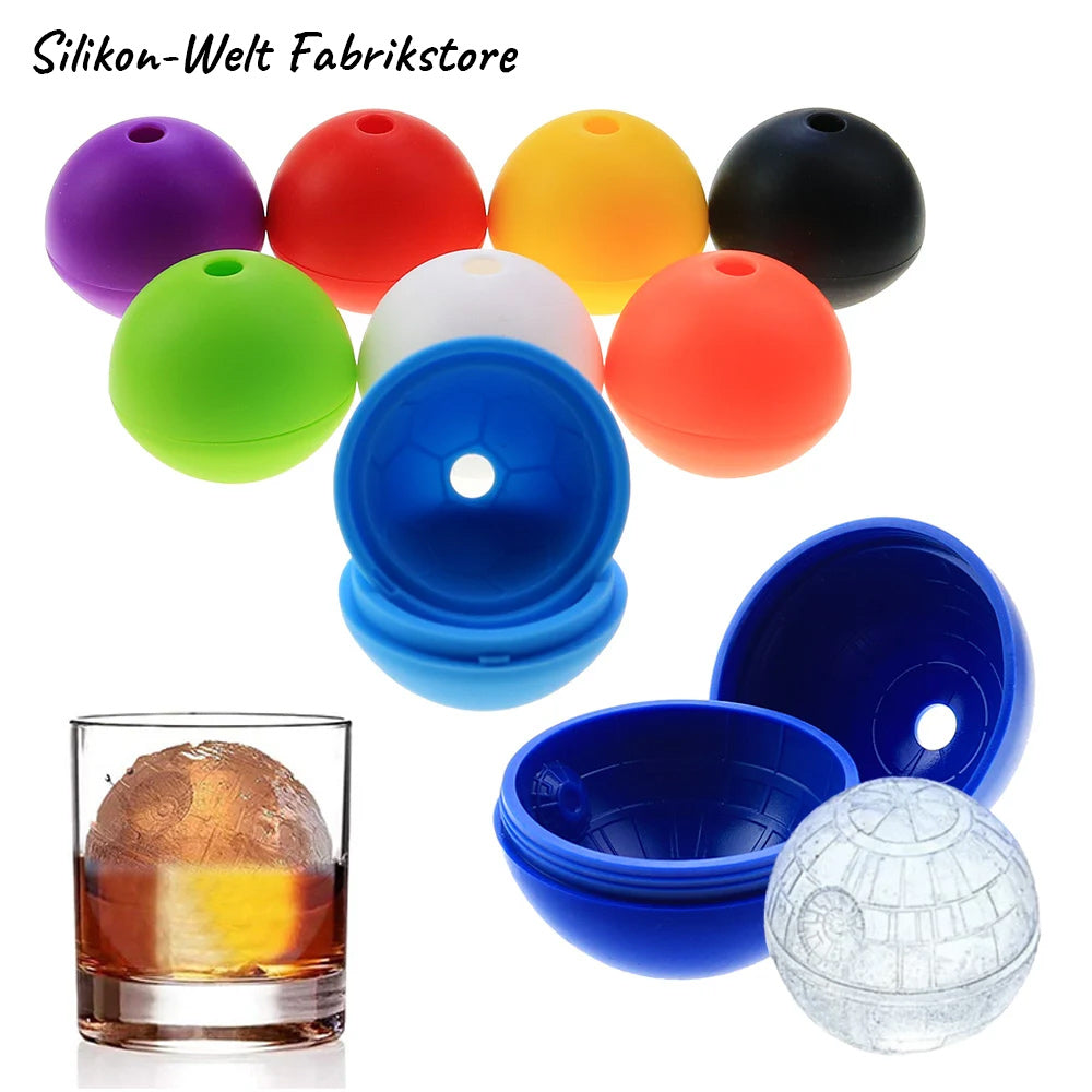 Eiswürfelform aus Silikon DEATH STAR