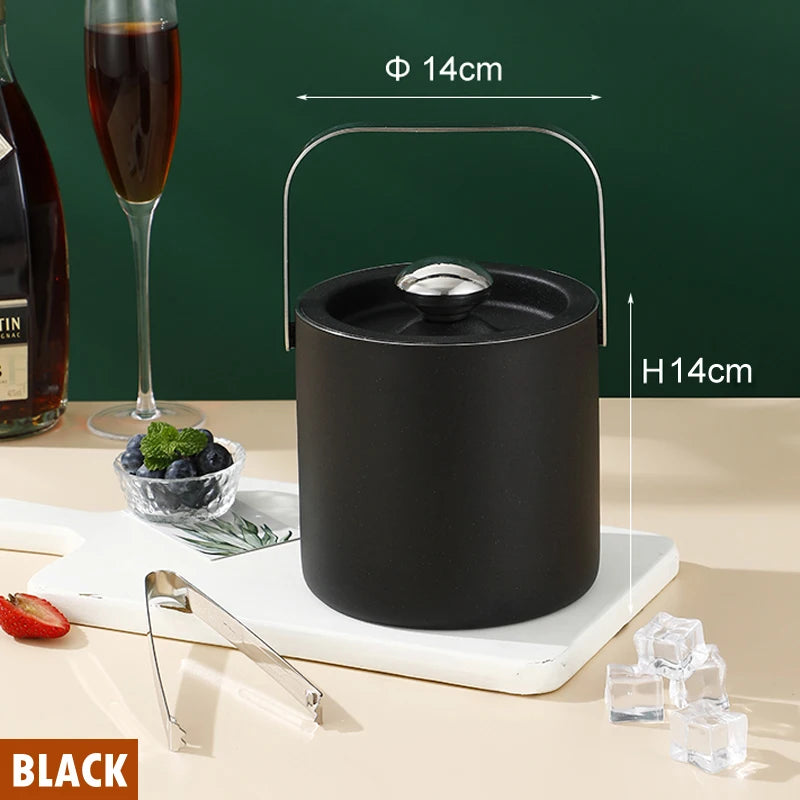 Eiskübel aus Edelstahl / 1,3 l