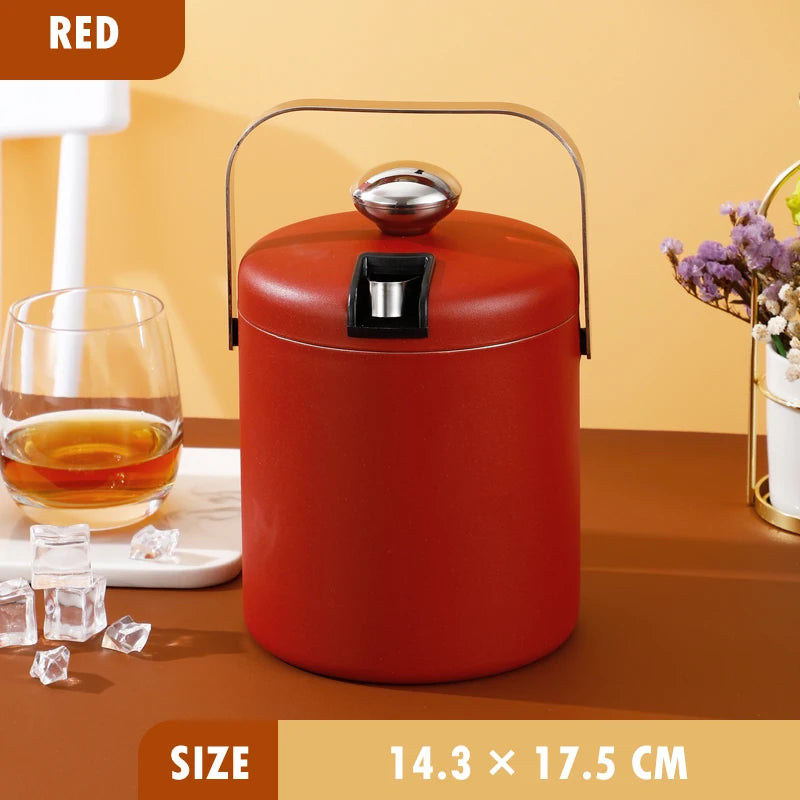 Eiskübel aus Edelstahl / 1,3 l