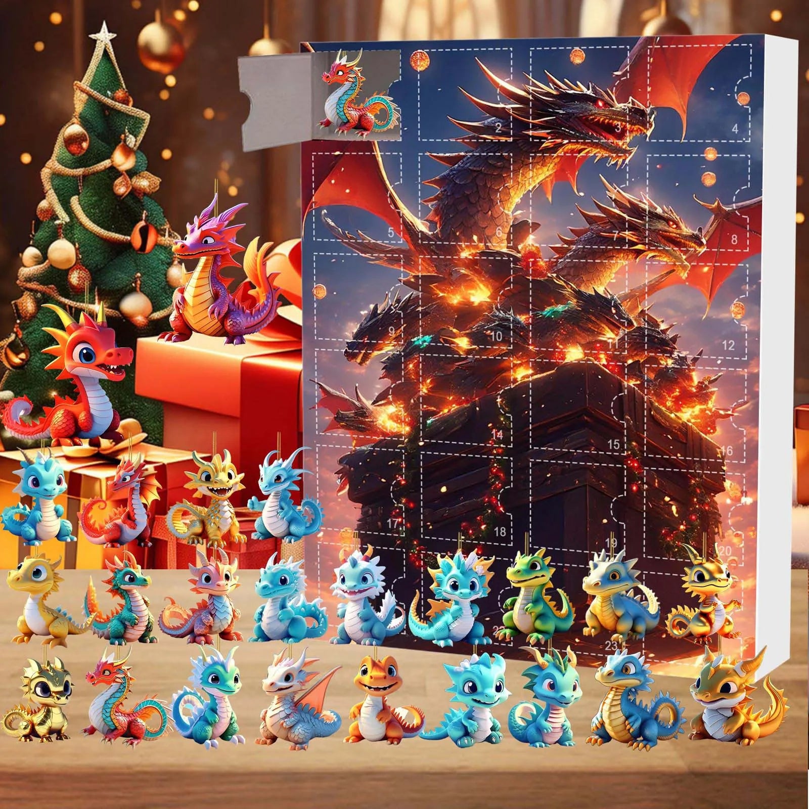 Drachen Adventskalender für Kinder