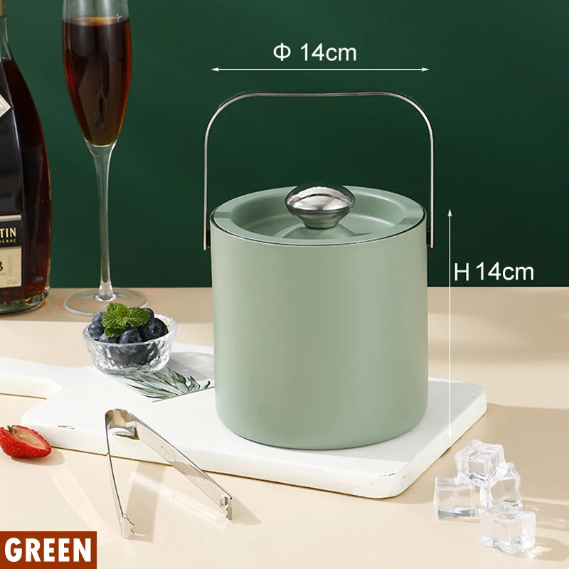 Eiskübel aus Edelstahl / 1,3 l
