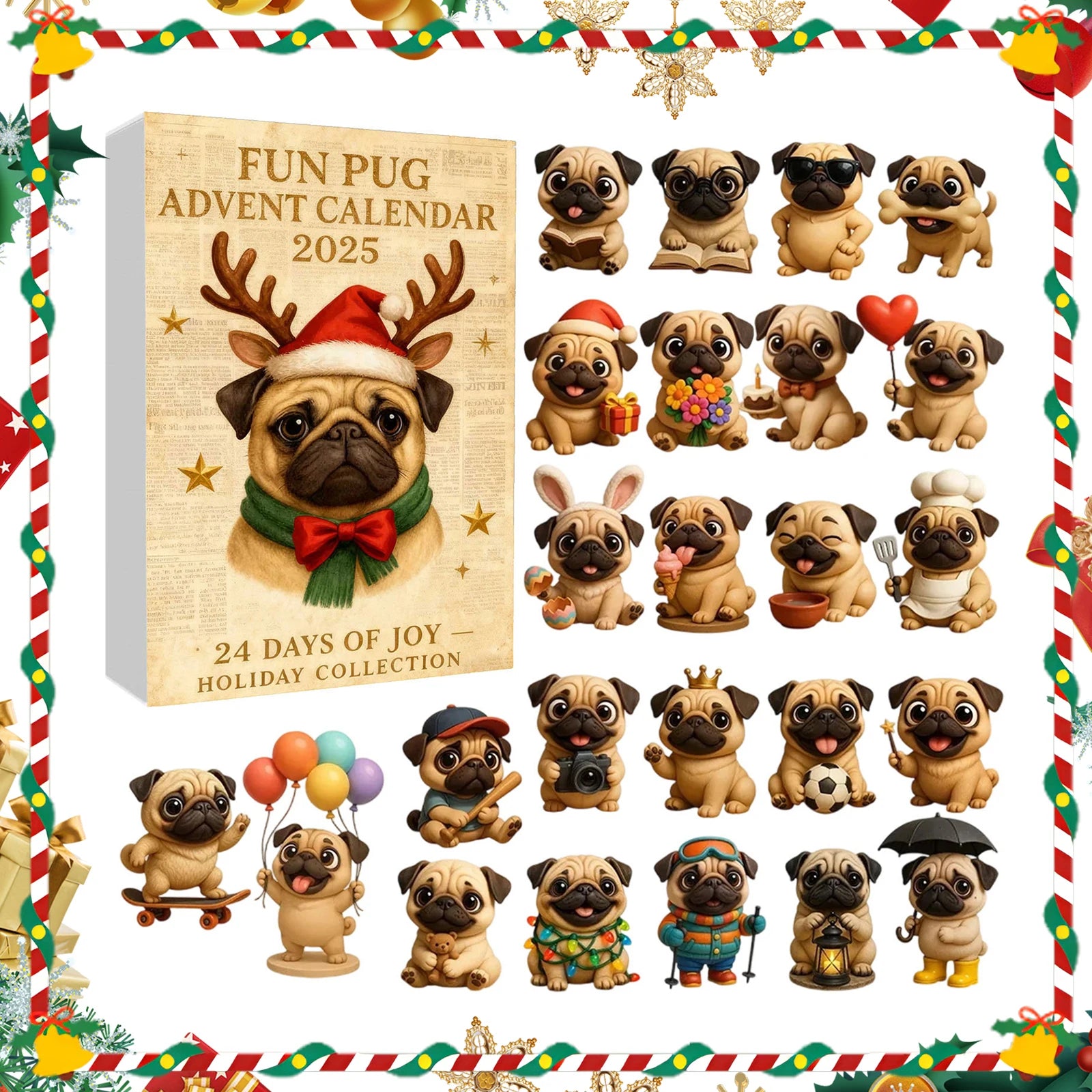 Tier Adventskalender 2025 | 24 Tage Spass für die ganze Familie, Teens & Erwachsene | Großes Geschenk