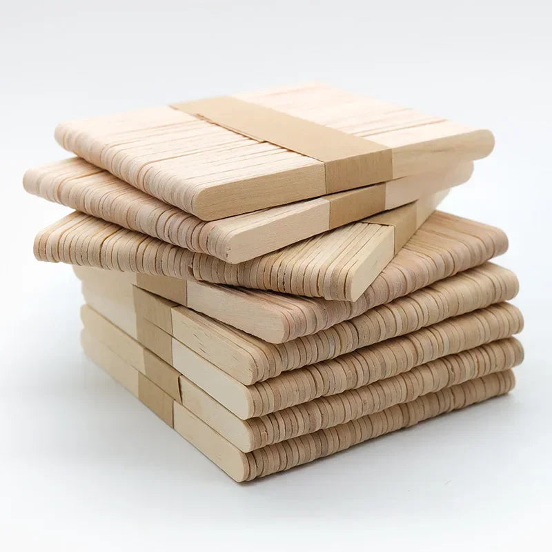 Eisstiel aus Holz – 100 Stück