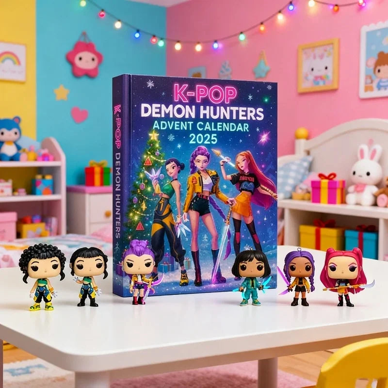 K-Pop Demon Hunters Adventskalender 2025 | 24 Überraschungen mit Rumi, Mira, Zoey & Tiger Sammlerstücken